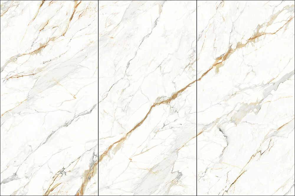 Carrara white sintered stone