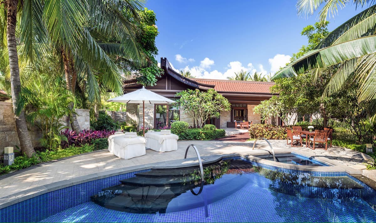 Swimming pool at St. Regis Sanya