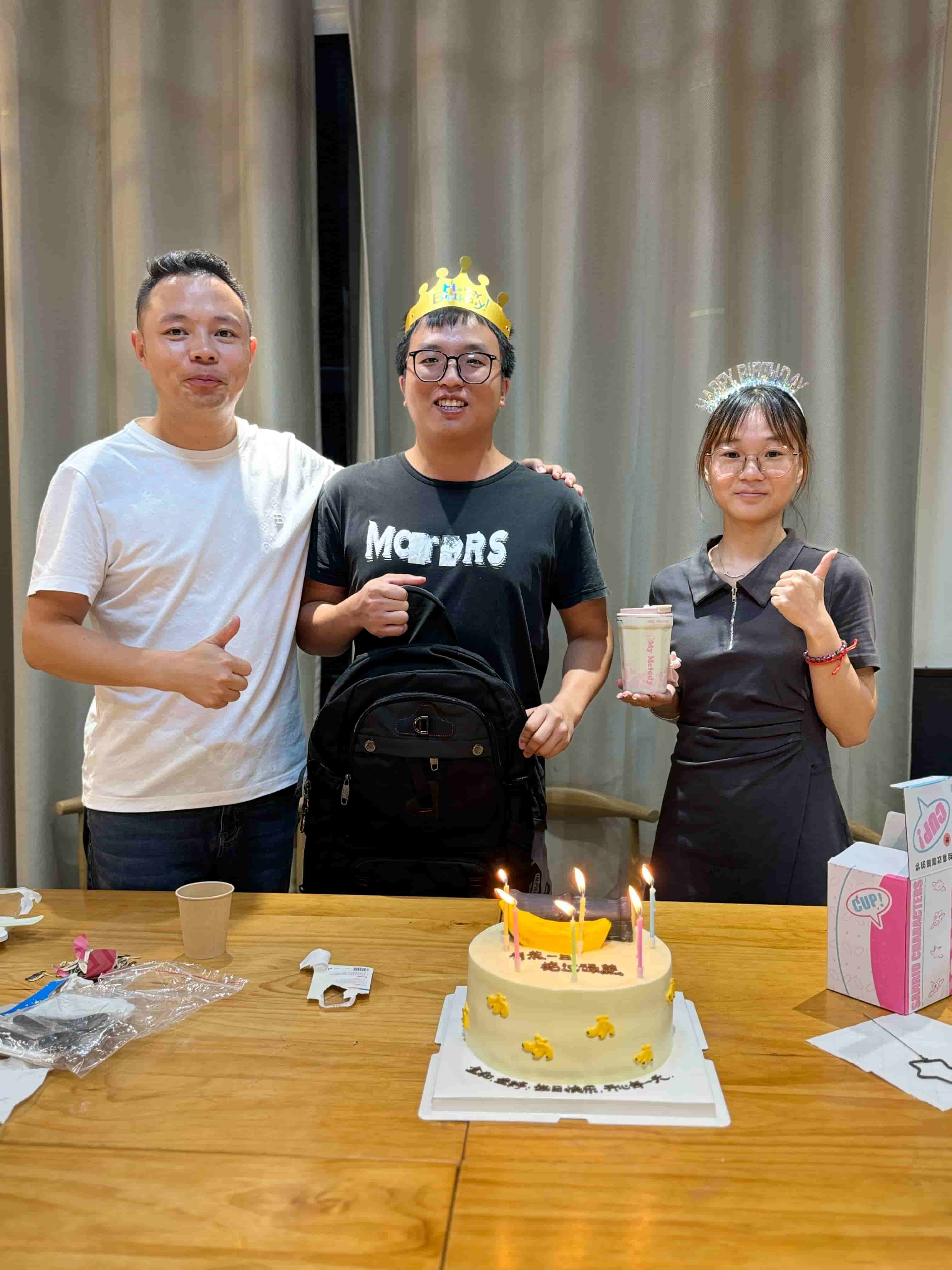 Prepare a birthday party for employees