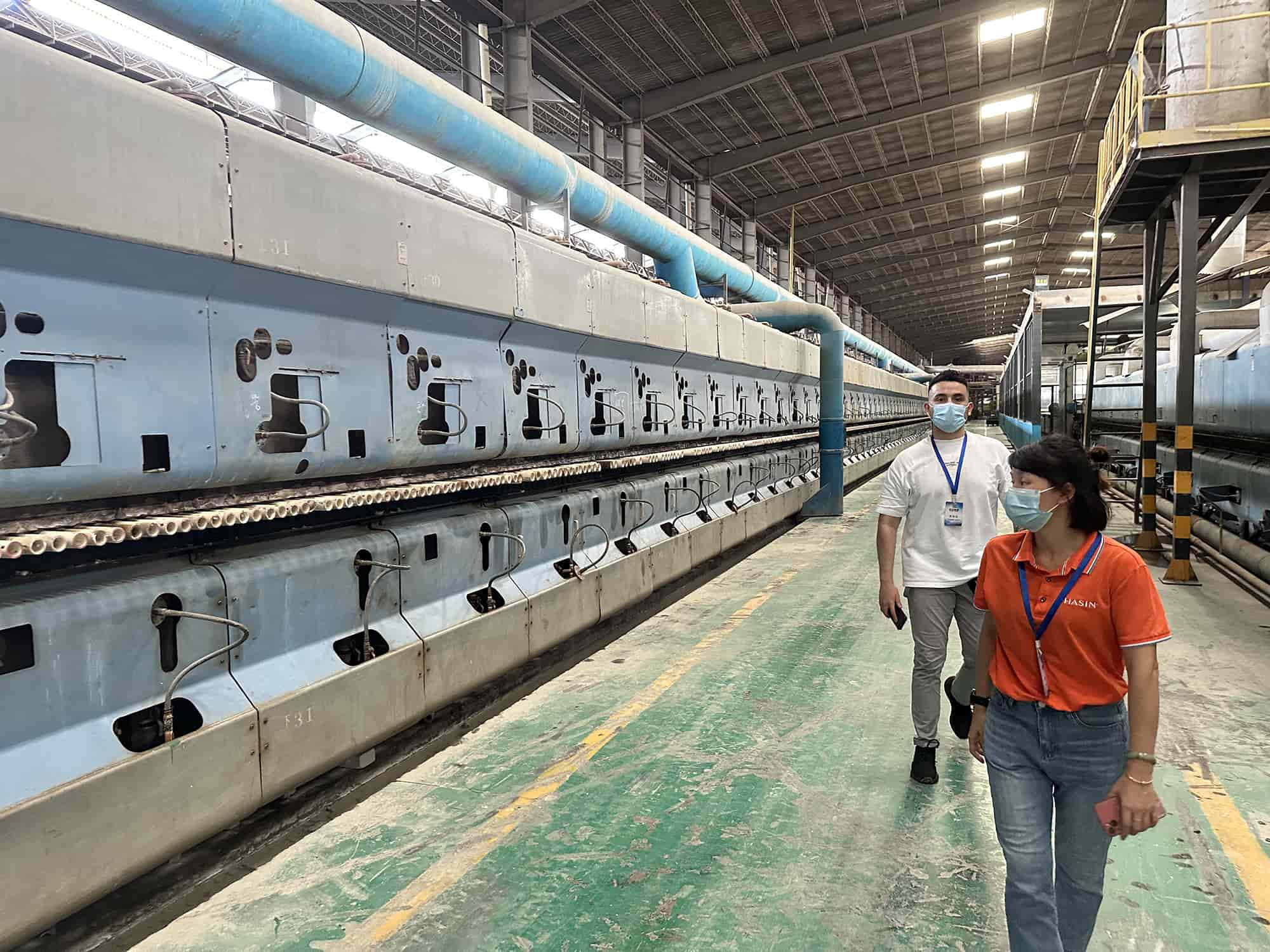 Ceramic tile factory production workshop